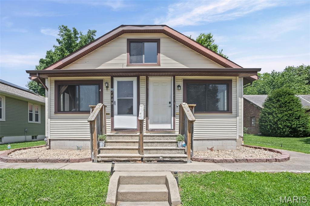 Ever dreamt of buying a house and letting someone else help pay the mortgage?  Here is a great investment opportunity! 

This spacious duplex is located in the heart of Belleville! Each unit offers two generously sized bedrooms (no walk-through bedrooms), one full bathroom, a separate dining room, and an enclosed front porch that makes the perfect home office, sitting room, or flex space.

The vacant unit at 1411 has been updated with numerous improvements, including, new storm door,  new flooring, a new central A/C unit, new stove and refrigerator, updated electrical, and new plumbing along the shared wall serving the bathroom. 

The occupied unit at 1409 is currently leased for $900 per month to a long-term tenant, providing immediate rental income.

A standout feature is the expansive 19' x 13' attic space above both units, offering excellent potential to be finished into additional living space, such as a third bedroom, office, or bonus room. Both units also have an unfinished basement providing additional storage space and easy access to mechanicals.

Not only has the outside has been freshly landscaped, there is a large backyard, ample street parking, and a detached two-car garage that could use some finishing touches but would be another great space for additional storage.

Seller will complete the municipal occupancy inspection for 1411 prior to closing. Buyer should note that the required occupancy permit includes participation in Belleville's Crime Free Housing Program, which requires a background check.  Property has passed HUD program’s housing quality
standards.
