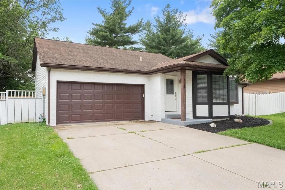 Welcome home to this charming 3-bedroom, 2-bath split-level home located in the highly sought-after O'Fallon School District! Step inside to a cozy kitchen featuring a charming breakfast nook and beautiful bay windows.  The adjoining living and dining areas provide a comfortable space for entertaining and include sliding glass doors that lead to a fenced side yard, ideal for pets, play, or relaxing outdoors.

Upstairs, you'll find two spacious bedrooms, while the lower level offers a large family room, a convenient laundry area, an additional generously sized bedroom, and a full bath, providing plenty of flexible living space.

Enjoy peace of mind with a new roof installed in 2025. Conveniently located near Scott Air Force Base, major highways, hospitals, shopping, dining, and just a short commute to St. Louis, this home offers both comfort and convenience.

Seller is offering a 1-year home warranty with Choice Home Warranty. 

Don't miss your chance to make this wonderful home yours. Call your favorite REALTOR and schedule a showing today.