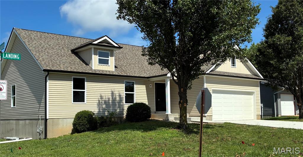Fully renovated home in Seckman Schools!  Updated items include...driveway, front porch, garage door, front door, dormer on exterior, full kitchen renovation, bathrooms, new flooring, siding, gutters, new windows, lighting fixtures, plumbing fixtures, paint, new stairs, new deck.