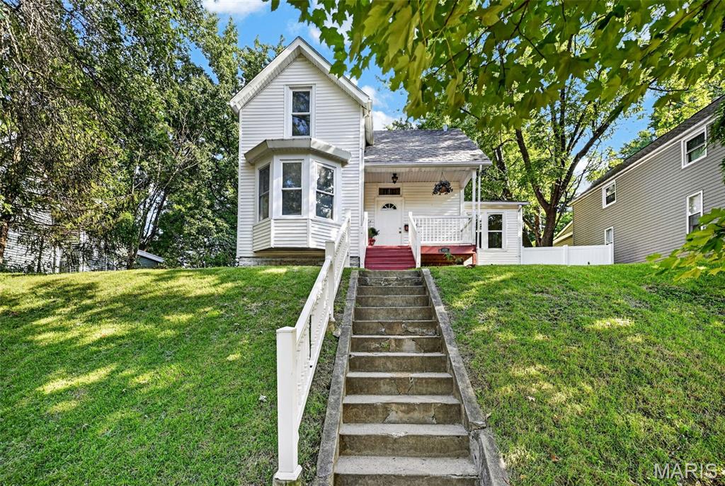 Welcome home! This delightful 3-bedroom, 1.5-bath home beautifully blends timeless charm with thoughtful updates and inviting spaces designed for everyday living. Ideally located near I-44, Hampton Village, shopping, dining, Target, and the beloved Ted Drewes Frozen Custard, you'll enjoy easy access to all the conveniences you need while being close to some of the area's favorite destinations.

Step inside to a warm and welcoming dining room with plenty of space for a large table and buffet—perfect for hosting family dinners and holiday gatherings. A dedicated office area offers the ideal spot for working from home, studying, or pursuing your favorite hobbies. The inviting living room features beautiful windows that fill the space with natural light and create a comfortable setting for relaxing or entertaining.

The updated kitchen combines style and functionality with crisp white cabinetry, modern appliances, and generous workspace, making meal preparation a pleasure. Outside, the spacious yard and lovely deck provide plenty of room to entertain, enjoy your morning coffee, or simply unwind at the end of the day.

With its wonderful combination of character, comfort, and convenience, this charming home is ready for you to make it your own!