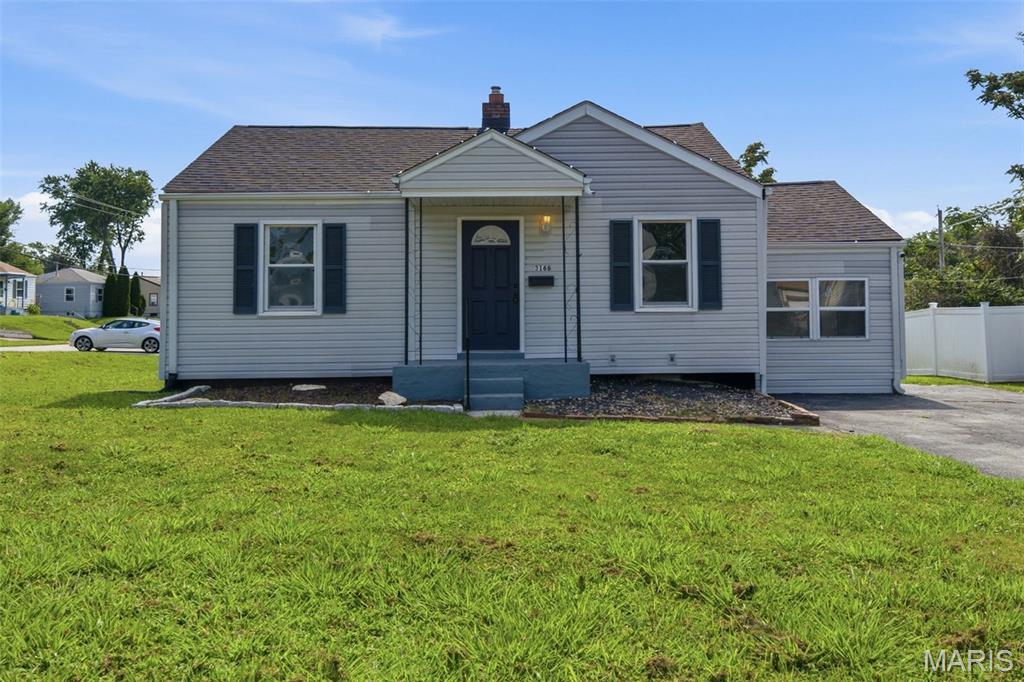 PRICE IMPROVEMENT!!! Oh my come by and check out 3166 O Hare! This charming home has a great vibe! One entrance through the front porch invites you into the living room with the kitchen just a few feet away. The second entrance is off the sunroom which connects to the driveway (talk about convenient)! The main level boasts 2 bedrooms, and one updated full bathroom. Split from the main level is the sunroom which connects to not only the driveway but opens up to the backyard patio. The home sits on a larger corner lot and screams summer BBQs and good tunes! And with a shed in the yard...you either have a space to store your outdoor toys or an area to hide the music or drinks!  The basement has one bedroom with its own updated full bathroom attached; it also has a great area for a rec room. And to add to all of that the home is located minutes from Tiemeyer Park & The Crossings at Northwest. The possibilities are endless here! Cheers!