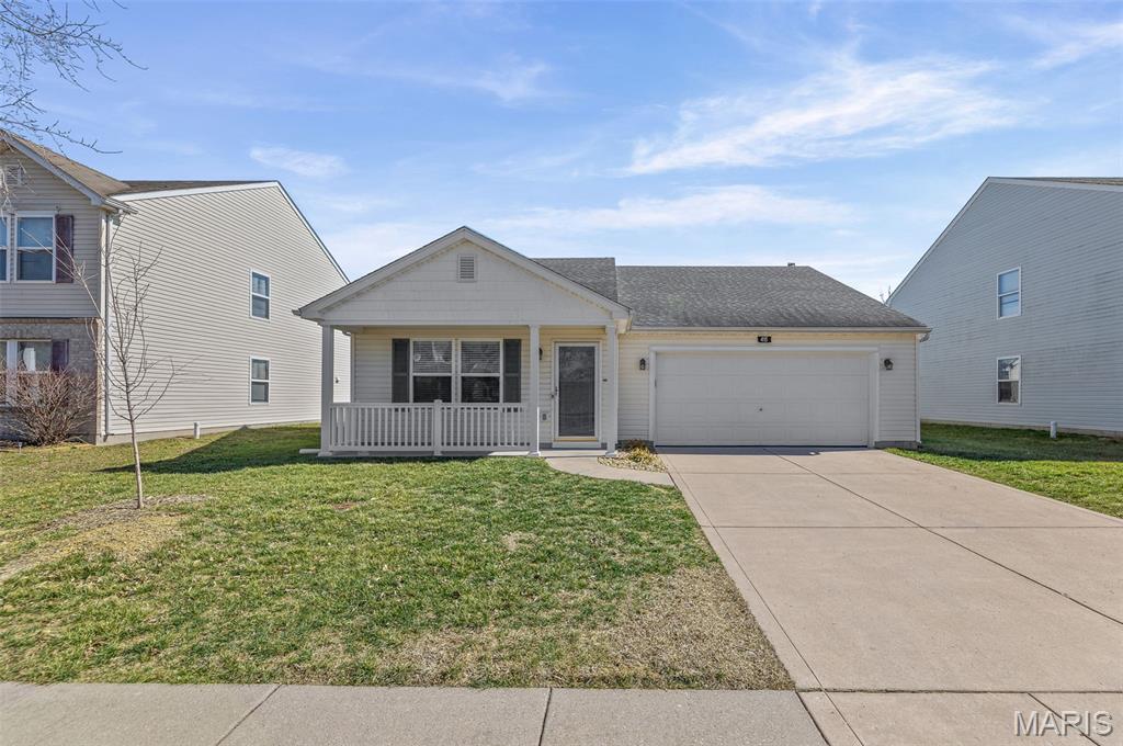 Welcome to this updated and inviting 2 bed/1bath home in the subdivision of Timberbrook. This home is offering 1200 sq. ft of open concept living. Nearly (almost) everything in this home has been updated or replaced providing peace of mind and comfort for the next owner. Step inside from your 2 car attached garage bringing you directly into the mud/laundry room. This spacious layout connects the living room, dining area, and kitchen perfect for entertaining or just everyday comfort.Both bedrooms are generously sized with the primary bedroom having a walk In closet. The backyard hosts a large fenced in yard and patio perfect for gardening and bbqing on sunny days. Seller is offering a home Warranty. This home has passed city occupancy and is move in ready.