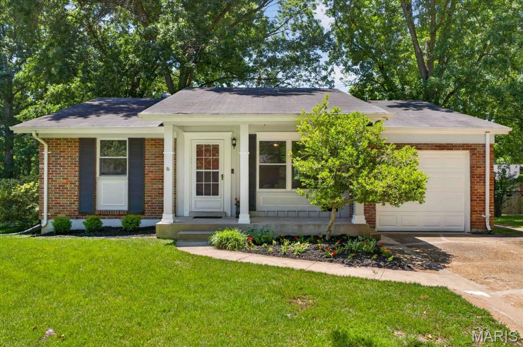 Fresh interior updates and major system improvements make this ranch a standout value in the highly sought-after Parkway School District. Recent improvements include fresh interior paint, refinished and restained hardwood floors throughout the main living area, hallway, and all three bedrooms, brand-new carpet in the partially finished walkout lower level, a newer Trane HVAC system (2025), Bradford White water heater (2024), and a premium Jenn-Air range (2024).

The main level offers a bright living room, three bedrooms, a full bath, and an eat-in kitchen with pantry storage and access to the expansive deck overlooking the backyard. Backing to common ground and mature trees, the fenced yard provides a private outdoor setting with plenty of space for relaxing, entertaining, pets, or play.

The partially finished walkout lower level expands the living space with a large recreation room, full bath, and additional flexible carpeted space that can adapt to your needs.

Conveniently located near parks, shopping, dining, and commuter routes, this home offers the perfect combination of recent updates, major mechanical improvements, and the opportunity to make it your own.