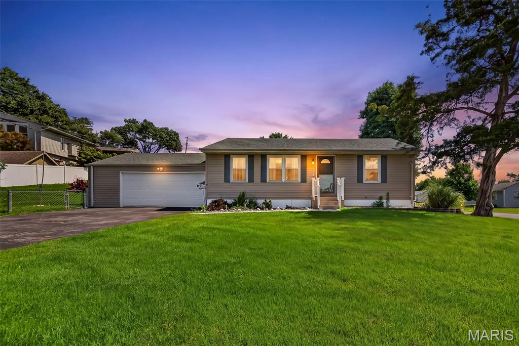 Welcome to this charming two bedroom, one bath, low maintenance ranch home in the highly sought-after Lindbergh School District! You'll appreciate the gleaming hardwood floors, pleasing paint colors, and bright, open floor plan that creates a warm and inviting feel. The eat-in kitchen offers plenty of space for everyday dining and flows seamlessly into the main living area, making it perfect for both daily living and entertaining.

The finished lower level features a spacious family room and an exceptionally clean basement with plenty of room for storage. Outside, you'll enjoy an oversized 2-car attached garage, a covered rear patio that's perfect for relaxing or entertaining, a fenced backyard, and a desirable corner lot.

Conveniently located directly across from Dressel Elementary and just minutes from shopping, restaurants, parks, and major highways, this home offers an unbeatable combination of location, charm, and value. Whether you're searching for your first home, looking to downsize, or seeking a fantastic investment opportunity, this one is sure to impress!