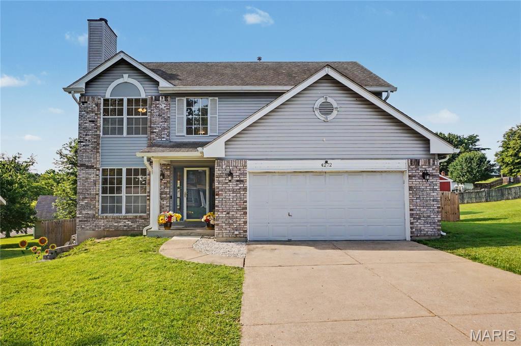 Beautifully Updated 2-Story. This lovingly maintained 2-story home in the desirable Parker Terrace subdivision offers a warm, move-in-ready feel with thoughtful updates throughout. Fresh interior paint (June 2026), newer flooring—including a blend of luxury vinyl plank and plush carpet—and updated lighting and ceiling fans create a clean, modern look from the moment you step inside. The home features 3 bedrooms, 2 full bathrooms, and 2 half baths, plus a partially finished basement with an additional half bath—perfect for extra living space, a playroom, or a home office.
The seller has invested in valuable upgrades, including an alarm system, an above-ground pool, a new back door, wooden blinds, a water softener, gutters, and a wood privacy fence surrounding the pool area. Outdoors, the yard has been enhanced with six pine trees for added privacy, plus cherry, peach, and plum trees for seasonal color and charm. The homeowner recently purchased two sheds that stay; one is 8X26, and the other is 8X6. Located within the Hazelwood Central High, Jury Elementary, and Central Middle school districts, this home offers quick access to shopping, dining, and major highways—an ideal blend of comfort and convenience.