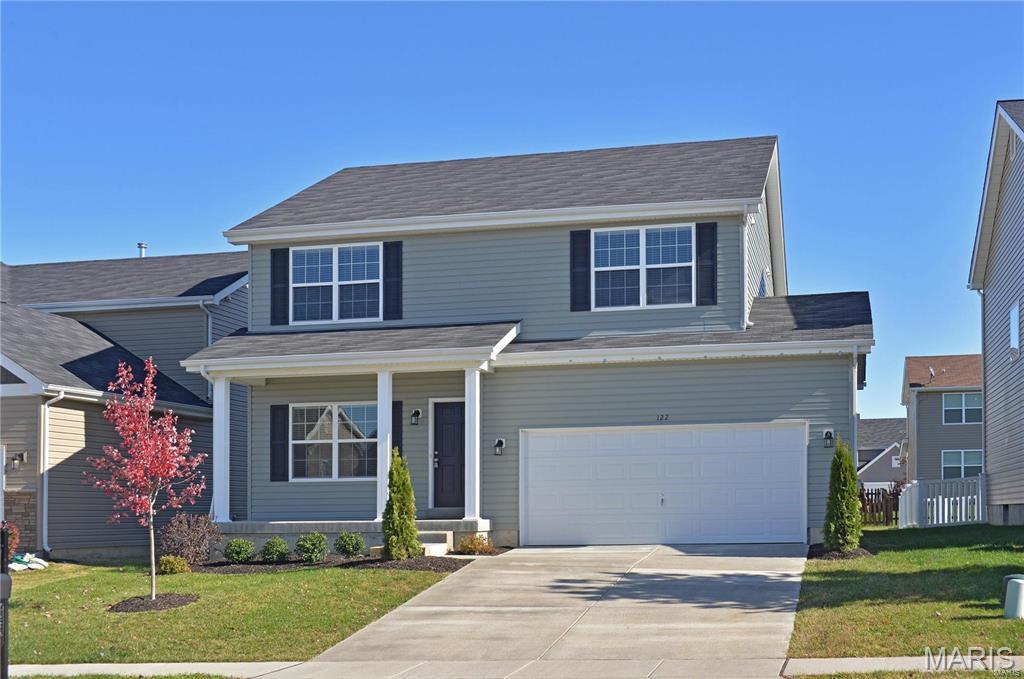 THIS WELL MAINTAINED 2 STORY, 4 BEDROOM 2.5 BATH HOME IS MOVE-IN READY WITH TONS OF UPGRADED OPTIONS, LOCATED CLOSE TO HIGHWAYS 64 & 70, SHOPPING, AND WALKING TRAIL. THE MAIN FLOOR OFFERS 9 FT CEILING, SPACIOUS LIVING RM, POWDER RM, AND FAMILY RM W/ LARGE WINDOWS, BEAUTIFUL WOOD FLOOR. BREAKFAST RM HAS A SLIDING DR LEADING OUT TO THE 12x12 PATIO AND LARGE FLAT BACKYARD. KITCHEN IS COMPLETE WITH 42' CABINETS, STAINLESS STEEL APPLIANCES, BUILT-IN MICROWAVE, REFRIGERATOR & PANTRY. LAUNDRY IS LOCATED OFF OF KITCHEN. STAIRCASE HAS A LARGE WINDOW ON THE LANDING AND TAKES YOU TO UPPER LEVEL WHICH HAS 4 BEDROOMS, 2 FULL BATHS, AND A LOFT. MASTER BEDROOM SUITE 2 CLOSETS (1 WALK-IN), AND MASTER BATH W/ADULT HEIGHT HIS/HERS VANITY, SEP TUB & SHOWER. ADDITIONAL BEDROOMS SHARE A HALL BATH. 
LOWER LEVEL HAS AN EGRESS WINDOW, ROUGH-IN BATH, & LOTS OF STORAGE SPACE.
LANDLORD PREFERS TO RENT FOR MINMUM OF 24 MONTHS AND PREFERS CREDIT SCORE OF 700 OR ABOVE WITH AN INCOME OF THREE TIMES THE RENT.
ONE SMALL OR MEDIUM PET IS ALLOWED WITH $250 NON-REFUNDABLE PET FEE.