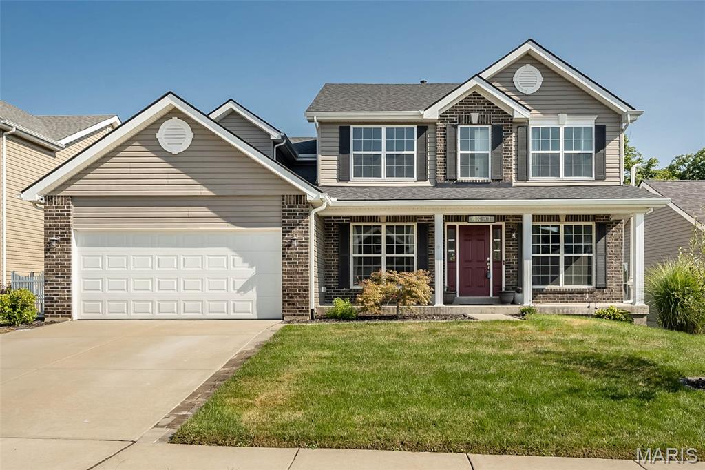 Beautiful 4-bedroom, 2.5 bath located in Huntington Glen Subdivision.  This home has been meticulously maintained and loved by owners.  Truly turn-key.  

Luxury vinyl plank flooring flows throughout the main level, guiding you past a dedicated home office and formal dining room into an expansive, light-filled great room anchored by a cozy gas fireplace. The chef’s kitchen is designed for effortless entertaining, featuring 42-inch cabinetry, sleek quartz countertops, a center island, gas range, under-cabinet LED lighting, and a walk-in pantry. Step through the doors onto a spacious deck overlooking fully fenced backyard - great for entertaining.  

Upstairs, the primary suite offers a true sanctuary, complete with a deep soaking tub, separate walk-in shower, and a generous walk-in closet. Three additional oversized bedrooms and a full bath provide plenty of room for family or guests.

The bright walk-out lower level includes a bathroom rough-in and vast storage, ready for your custom finishing touches. Exceptional bonuses include an oversized garage outfitted with dedicated air conditioning and a 250V/50-amp circuit—ideal for EV charging, a workshop, or hobby space.

Close to shopping, restaurants, and highway!  Nothing to do but move right in!  A must see!