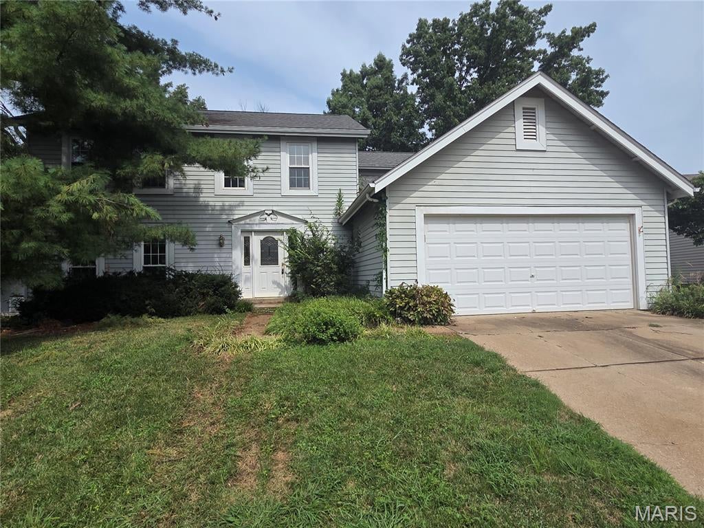 A home full of potential, just waiting for someone to bring it back to life! This traditional 2-story offers approximately 2,337 sq ft of above-grade finished living area plus another approximately 1,000 sq ft of finished walk-out basement space. With 4 bedrooms, 3 full baths and 1 half bath, there is plenty of room to create a home that truly fits your needs. The property has solid bones and a great layout, but is ready for updating and a fresh vision. Enjoy two fireplaces, one in the family room and another in the primary bedroom, along with a large deck and additional covered porch. The finished walk-out basement adds valuable living space and includes a non-conforming bedroom. Being sold as-is, this is an opportunity to take a substantial home with great existing features and transform it into something special.