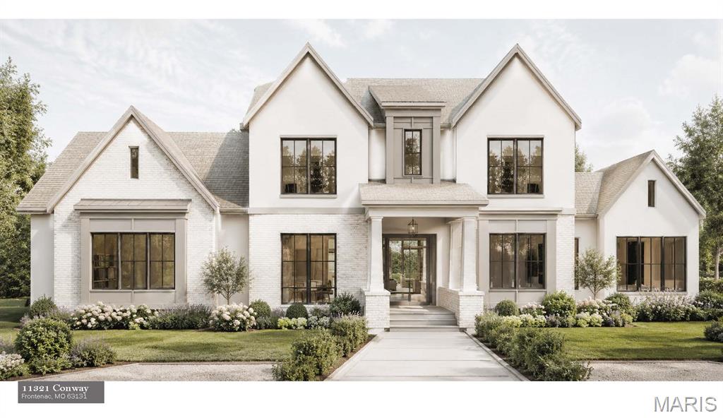 Experience luxury living at its finest in a To Be Built Custom Estate, perfectly positioned on a spectacular 1+ acre lot in the heart of Frontenac steps from Westwood Country Club. Enjoy the privacy of your own sanctuary while remaining just minutes from Plaza Frontenac, top-notch dining, world class hospitals, highway access—all within the award-winning Ladue School District. The proposed plan offers three levels of thoughtfully designed living space—over 5,200 sq. ft.—blending modern sophistication with timeless comfort. But this is only the starting point: early buyers can customize floor plans in part or in whole, and work directly with our design-build team on all finish selections to put your own touches on this home. Prefer something entirely different? You can also collaborate with us to design a brand-new custom home from the ground up, tailored to your vision. The current main level is designed for effortless luxury, featuring an elegant primary suite with a spa-inspired bath, a Grand Great Room with soaring ceilings, a fireplace, and seamless access to the covered patio. The gourmet kitchen is beautifully appointed with top-tier appliances and is complemented by a private office, mudroom, powder room, and conveniently located laundry room. The upper level features a private secondary suite and two additional generously sized bedrooms connected by a Jack-and-Jill bath. The finished lower level is designed with a family room, kitchenette, gym, fifth bedroom, and full bath. All areas of the home can be modified to your specifications. Outdoor highlights include an expansive composite patio & front porch, both covered with tongue and groove Cedar ceiling, and a level backyard ideal for a pool, sport court, or garden oasis. A three-car garage with workspace, 240V electric car charger, and unfinished overhead bonus room completes the setting. Every home comes with a one-year limited builder warranty plus a 10-year insured structural warranty from Maverick. The list price is based on current renderings and is subject to change depending on your customization choices. This is a rare opportunity to design and build your forever home in one of Frontenac’s most desirable neighborhoods. Act now to make the design yours! Discover the next luxury opportunity at 11325 Conway Road (Lot 1)—a stunning To-Be-Built custom designed ranch by the same trusted builder, featuring exclusive architectural renderings!