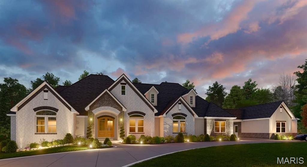 New Construction home set on an extraordinary 9.6 acre estate, this all brick and stone residence offers refined luxury, privacy and breathtaking views that overlook Bent Creek Golf Course, with a serene wooded backdrop. Designed with both elegance and comfort in mind, this 5 bedroom home delivers with up scale aesthetics and thoughtful functionality throughout. 
The heart of the home is the chef inspired kitchen that is complemented by a butlers pantry, ideal for entertainment and seamless hosting. Open light filled living spaces capture sweeping views of the golf course and wildlife alike. 
The primary suite is a true retreat, featuring private access to covered deck, spa like en suite and generous walk in closet. 
One main bedroom may double as a sizable office with closet and full bath. 
Step outside to expansive grounds offering endless possibilities-whether enjoying peaceful mornings overlooking the golf course or planning the optional pool installation to create a resort style oasis. The wooded acreage ensures privacy while enhancing the natural beauty of the property.
This exceptional property blends timeless craftsmanship, luxury finishes, and rare acreage-an unparalleled opportunity to own a private estate, close to interstate, close to schools, hospitals and room to grow. 
Don't miss this opportunity to acquire one of the areas premier built homes.
Pool install is negotiable but planned.