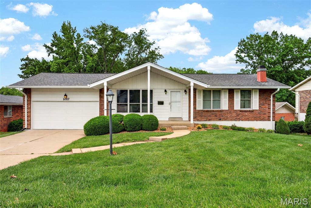 Lovingly maintained by the same family for over 50 years, this move-in ready brick ranch in the desirable Mehlville School District offers exceptional value, major updates, and flexible living space perfect for first-time home buyers, downsizers, or anyone looking for an affordable home that has been truly cared for over the years.

This charming home is filled with natural light thanks to oversized newer windows in the spacious living and dining rooms, highlighting the beautiful wood floors and creating a warm, inviting feel the moment you walk in. The updated kitchen features rich cabinetry, ample counter space, gas cooking, and an open layout that flows easily into the dining area, making everyday living and entertaining feel effortless.

The main level includes a spacious primary bedroom, two additional bedrooms, and a full bathroom, offering comfortable and functional living space. The finished walkout basement adds even more flexibility with a large recreation room, bonus room, and second full bathroom, ideal for a home office, guest space, workout room, media area, or playroom.

Situated on a peaceful level lot, the private backyard offers plenty of room for entertaining, gardening, pets, or simply relaxing outdoors. Enjoy evenings on the low-maintenance composite deck overlooking the spacious back yard and patio.
Major updates include a new electrical panel in 2016, Water Heater 2017, HVAC- Lennox,  PVC sewer line, newer windows, aluminum fascia and soffit, new gutters and gutter guards, updated kitchen, and this home also boasts a vaulted 2-car garage. This meticulously maintained home blends classic charm with the important updates today’s buyers are looking for.

Conveniently located near shopping, restaurants, parks, schools, and major highways, this Mehlville ranch offers comfort, functionality, and long-term value in a highly desirable location. Homes with this level of care, space, and flexibility do not come along often! Join us at the open house to see this lovely home!