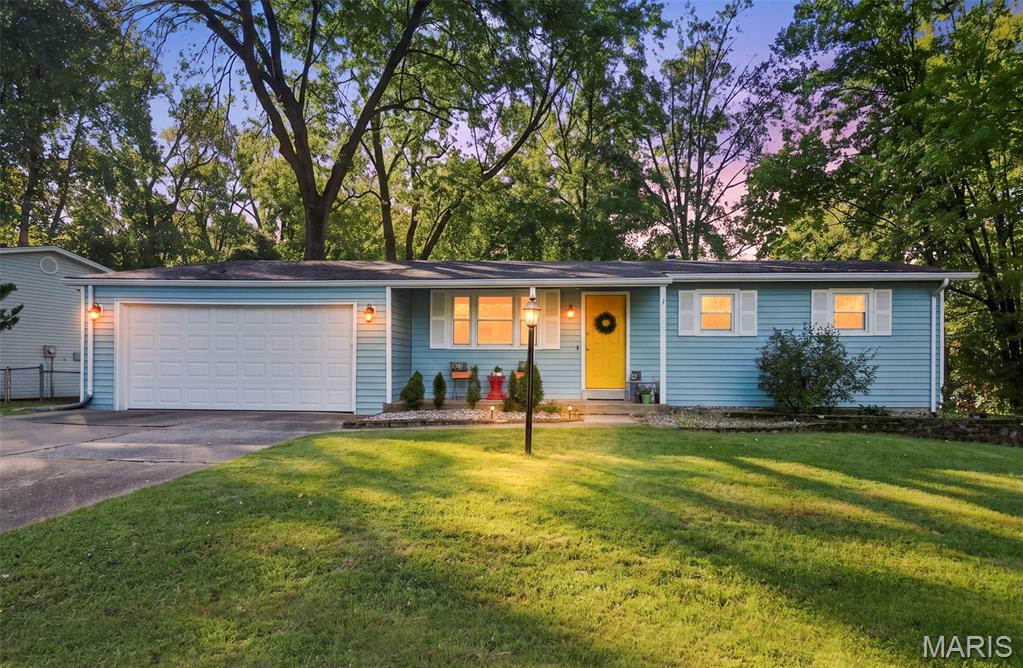 Welcome home to this charming St. Charles ranch offering a comfortable layout, thoughtful updates, and plenty of space inside and out! The main level features 3 bedrooms, a full bath, and an inviting eat-in kitchen complete with quartz countertops, white cabinetry, stainless steel appliances, and a stylish backsplash. LVP flooring and neutral finishes create a fresh, cohesive feel throughout. The partially finished lower level adds even more versatility with a large open living area ready to fit your needs, plus an additional bonus room that could make a great home office, workout space, hobby room, or sleeping area. Step outside to a level, nearly ¼-acre lot with a deck, patio, and storage shed. An oversized 2-car garage provides plenty of additional storage, all in a convenient location near shopping, dining, schools, and major highways.