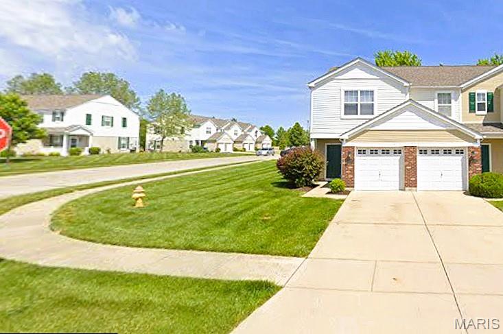 Move in Ready:  Beautiful, maintenance free living in this 2 Story Townhome in Swansea; Offers: Entry Foyer to Kitchen, which has beautiful Maple Cabinetry, plenty of counter space,  and white appliances; off Kitchen is the powder room.  There are hardwood floors throughout main level; nice size Living Room area with Sliding Doors to Patio for those backyard Bar-B-Que's or Firepit nights; There is an additional storage area under Staircase.  The Staircase leads to the upper living area which features: 2 Large Bedrooms, 1 Full Bathroom, Loft area and Laundry Room.  Enjoy nature and  the open common ground area in back; no mowing, landscaping  and exterior maintenance as they are provided by the HOA.  One car garage and additional parking off side street next to home. Close to Metro Link, and central to Belleville, Swansea and Fairview Heights. Home will pass Swansea Occupancy prior to closing. Townhome has been Virtually Staged for potential Buyers.