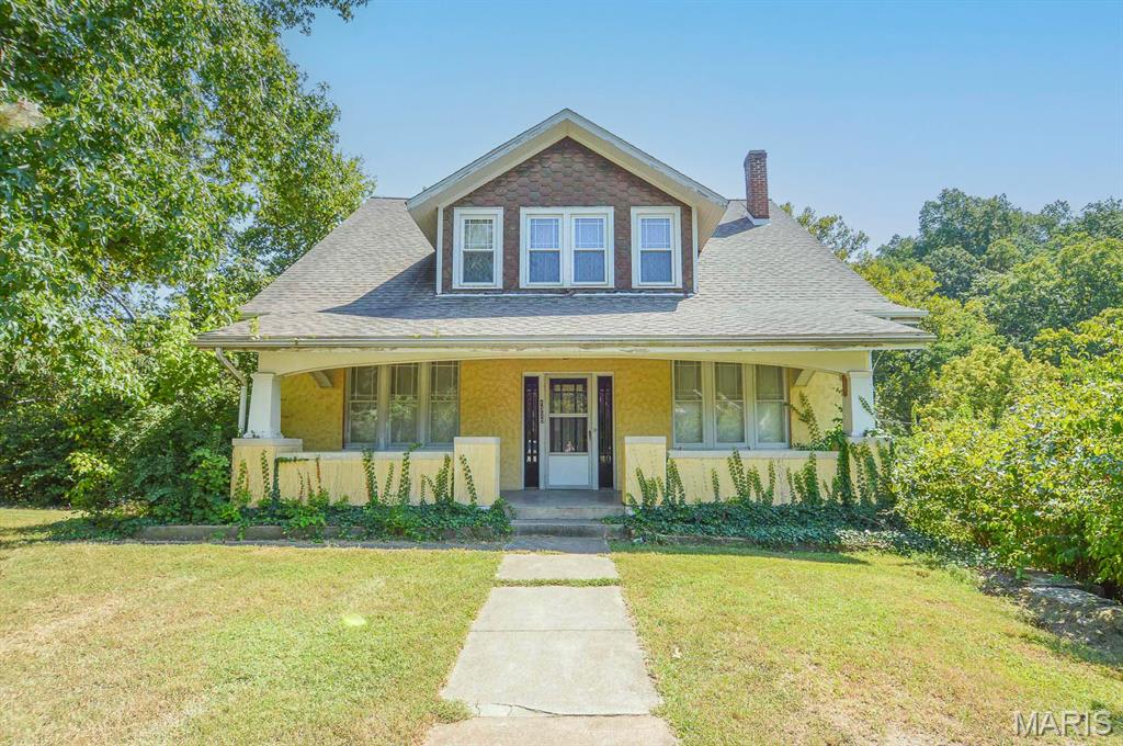 Extremely RARE opportunity to own a piece of Southern Illinois history.  Built in 1860 by Maeystown founder Jacob Maeys, this home has remained in the family for multiple generations.  So much original woodwork and craftmanship throughout the main floor.  Built-ins, stained glass cabinetry, and SOARING ceilings invite you to step back in time.  Very spacious home with 4 large bedrooms upstairs, all with large closets.  Main floor offers multiple rooms...a 'parlor', living room, dining room, kitchen, full bath, laundry, and a non-confirming 5th bedroom.  Full, unfinished basement provides tons of storage and walks out to the back.  Zoned AC (1998), radiant heat (updated boiler), Water heater and roof replaced in 2021.  This 6.95 acre tract has several OUTBUILDINGS and a BEAUTIFUL creek running through the property.  The 'yard' area looks more like a meadow and boasts many access points to the creek.  The MASSIVE barn is ready for your horses, with a huge loft too!  So many possibilities with this unique property!  Come take a look and see for yourself.