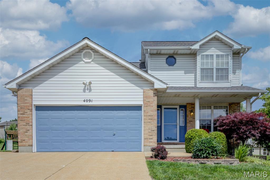 Move in ready home you have been waiting for! This traditional two-story home offers 3 bedrooms, 2.5 bathrooms and a finished lower level for a total of 1,132 sf of living space inside. Outside you have a large backyard, patio, covered front porch for those sunset family gathering and concrete pad on side of house for additional parking. Partial finished LL provides great space for kids play area or home office.  Ample unfinished space for storage. Home sits on small cul-de-sac in a neighborhood with easy access to major highways and all that Arnold has to offer. Move in with no new owner worries as the roof is one year old and the HVAC is less than a year old. Both levels of home have LVP flooring so NO carpet to clean or worry about. The spacious kitchen offers a gas range with full vent a hood system and plenty of cabinet space.  Refrigerator, washer, and dryer, outdoor playset are included in sale. Furniture available for purchase after closing.  Showings starting on Saturday.