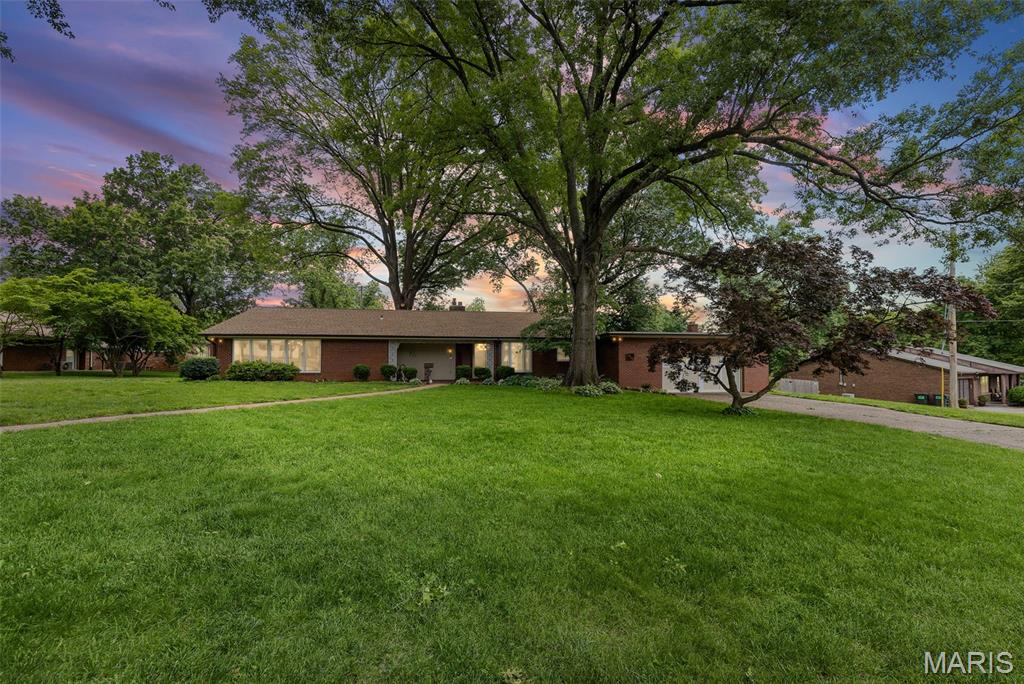 Price Reduction 30K....What you have been waiting for is finally coming on the Market! Unique opportunity to own this Architecturally significant Mid-Century Modern Ranch, designed by acclaimed Architect F.A.I.A.- Charles King.  Residence was commissioned and Designed as The Whelan & Delphine Klemme House in 1948,  built on the tree lined street known as, 4 Shady Lane, Belleville IL.  This home is recognized by the Belleville Historical Society with a engraved plaque of Charles King, F.A.I.A. 1948 Klemme House, at front entry.  This sprawling residence captures the essence of Mid-Century design with expansive interiors, oversized windows and interior-outdoor flow.  Rich in character and thoughtfully designed for both entertaining and daily living, this exceptional property is a rare blend of history, style and functionality.  Timeless architecture, abundant natural light, and classic Mid-Century character throughout.  A unique opportunity to own a truly distinctive home.  Every space reflects the signature style and craftsmanship of the era.  All Bedrooms have their own private EnSuite Bathroom, something  homeowners look for when searching for homes today.  In addition, there are 2 half bathrooms at opposite ends of the home.  This unique Mid-Century home has had several updates over the years, but has preserved many of the original features. Updated Windows in most areas, New Roof 2025, HVAC 2021, and other upgrades while maintaining some of the original fixtures in the home add to the character.  This Home was built on a Double Lot so there is great outdoor space, with plenty of room to built that custom saltwater swimming pool, koi pond, or add an outdoor modern structure or vegetable/flower gardens.    This home has passed the St. Clair County Municipal Occupancy Inspection.  Very close to SAFB, Shopping, Parks, SWIC, makes this home a great location. Preapproved Buyers Only--Earnest Money to be at least 1% of offer.