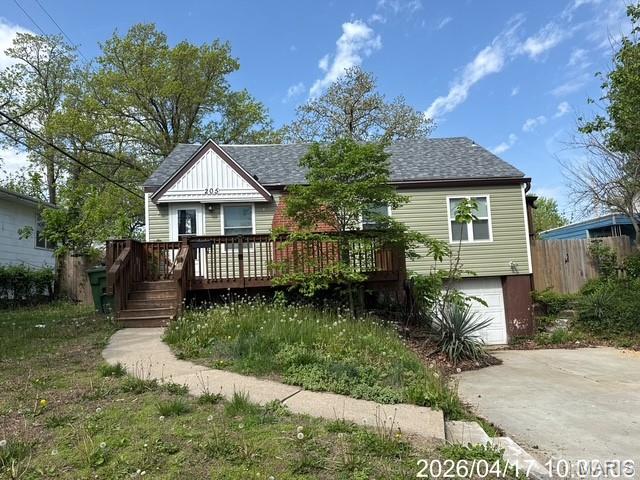 This 4-bedroom, 2-bath home is located near the center of Rolla with convenient access to local shopping, schools, and services. The layout includes 2 bedrooms on the main floor and 2 additional bedrooms upstairs. The home features a full basement for added storage space and a fenced backyard.

The property previously received updates including remodeled bathrooms, newer flooring, roof, siding, and updated wiring; however, the home has since gone through foreclosure and may require repairs and cosmetic improvements. Buyers are encouraged to inspect the property to evaluate current condition.