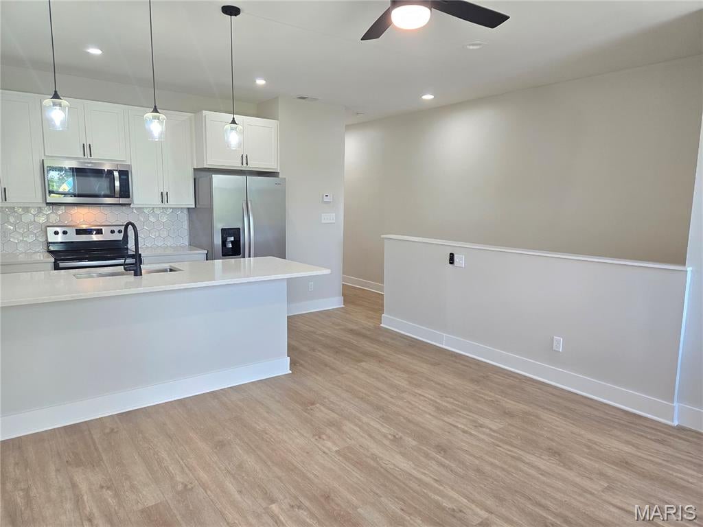 Exceptional investment opportunity in the highly desirable Shaw neighborhood! This well maintained four family property features four spacious units, each offering 2 bedrooms and 1 bathroom. Every apartment is appointed with modern kitchens featuring quartz countertops, stainless steel appliances, and contemporary finishes that appeal to today's renters.
Residents will appreciate the stylish bathrooms, generous living spaces, and the convenience of off-street parking. Situated just minutes from the Missouri Botanical Garden and Tower Grove Park, the property offers easy access to some of St. Louis' most beloved attractions, along with nearby restaurants, coffee shops, shopping, and major highways.
If you're looking to expand your investment portfolio while generating rental income, this turnkey four family property offers an outstanding combination of location, quality finishes, and long-term income potential. Don't miss this opportunity to own an updated multifamily property in one of St. Louis' most sought-after neighborhoods.