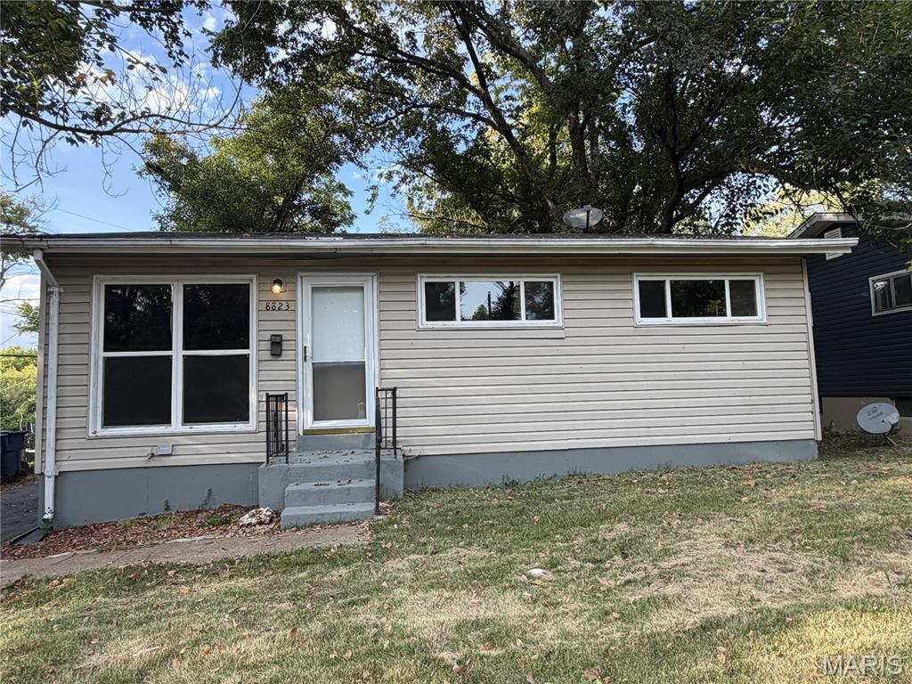 Welcome home to this three-bedroom, one-bathroom ranch-style home located in the Normandy School District! This home offers convenient main-floor living and features a gas stove in the kitchen. Updated windows and cosmetic improvements add to the home’s appeal. The unfinished basement provides plenty of extra storage space, a dedicated laundry area, and potential for flexible future living space. Outside, you’ll find a large backyard with plenty of room to enjoy. The property has passed occupancy and is ready for its next owner to move in and make it their own. Don’t miss this great opportunity!