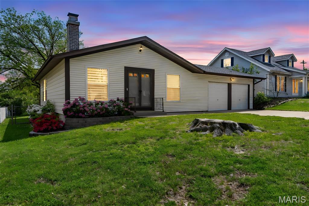 Step into this beautifully maintained, move-in ready ranch offering the perfect blend of comfort, space, and convenience. From the moment you enter, you’re welcomed by a bright and inviting interior filled with natural light and a functional layout designed for both everyday living and effortless entertaining.

The kitchen serves as the heart of the home, featuring all appliances and ample space for cooking and gathering. It flows into the main living area, creating an open and comfortable environment. The home offers 3 spacious bedrooms and 2.5 bathrooms, providing flexibility for families, guests, or a home office setup. The comfortable living room is ideal for relaxing at the end of the day or hosting friends and family.

Step outside to enjoy the level, fully fenced backyard—perfect for pets, play, gardening, or outdoor entertaining. The 2-car garage offers convenience and direct access to the home, making daily routines easy and efficient.

The finished basement adds significant additional living space, featuring a large family room with a cozy wood-burning fireplace—perfect for movie nights, game days, or a quiet retreat. You’ll also find tons of storage space, giving you plenty of room to stay organized.

Recent updates include a roof replaced in 2024 by the previous owners, offering added peace of mind for years to come.

Located in the desirable St. Peters area, this home provides easy access to shopping, dining, parks, and major highways, making commuting and daily errands a breeze. Whether you’re a first-time buyer, downsizing, or simply looking for a well-cared-for home with room to grow, this property checks all the boxes.

Don’t miss your opportunity to own this move-in ready gem—schedule your showing today!
