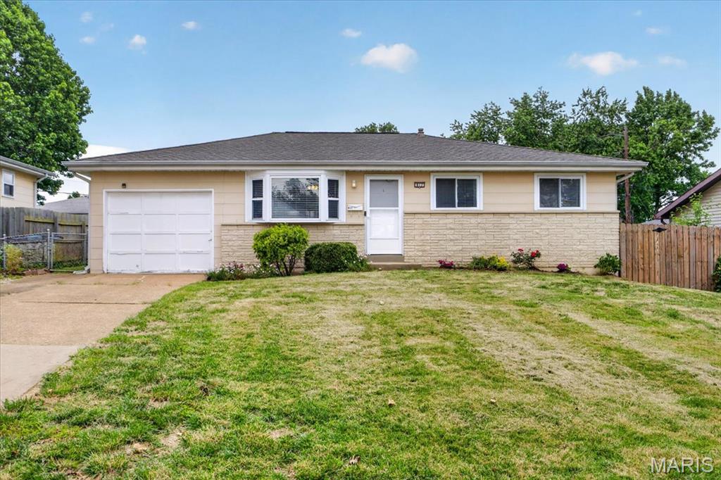 Charming and well-maintained 3-bedroom, 1-bath ranch conveniently located just minutes from Hwy 55, shopping, restaurants, and everyday amenities! This move-in-ready home features mostly wood floors, wood kitchen cabinetry, ceiling fans, and an inviting floor plan filled with natural light. The attached garage offers excellent flexibility with tandem parking possibilities or potential to create a fantastic 3-seasons room overlooking the backyard. Enjoy the private, level fenced backyard perfect for entertaining, gardening, pets, or relaxing outdoors. Great curb appeal, functional layout, and convenient South County location make this home an excellent opportunity for owner-occupants or investors alike. Schedule your showing today!