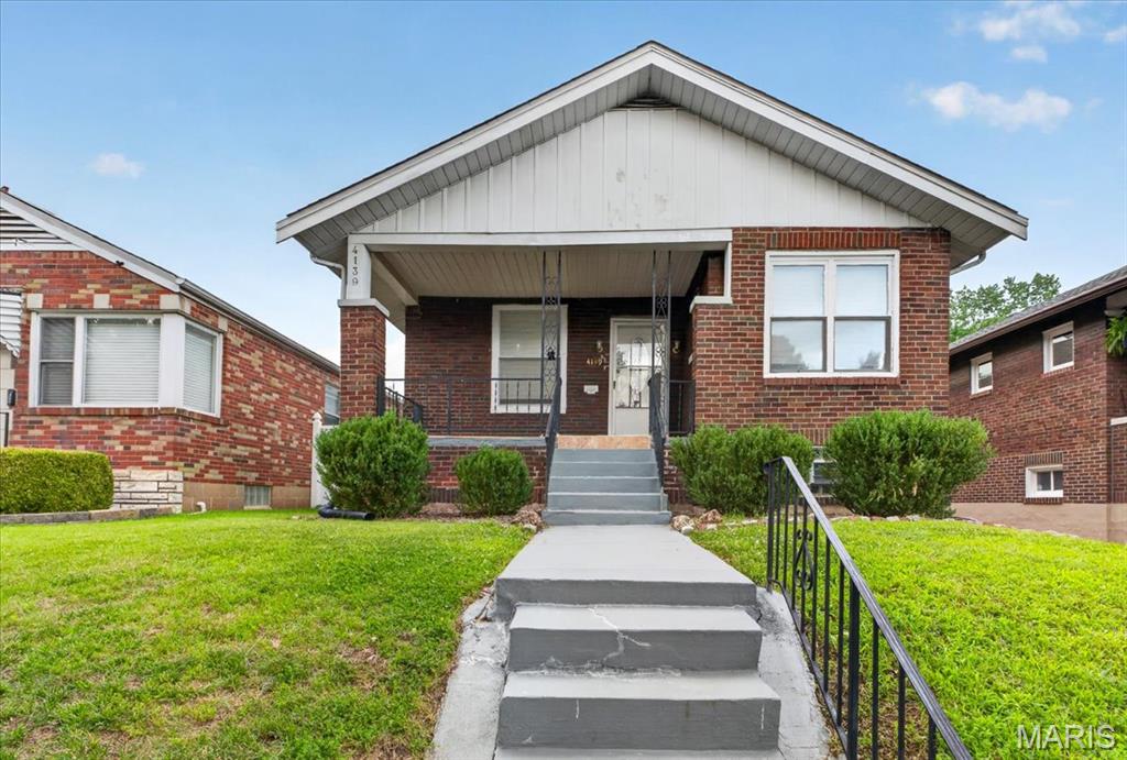 Welcome to this charming South City home located in the highly desirable Oak Hill area of Tower Grove South! Whether you are a first-time buyer, investor, or looking to downsize without sacrificing comfort and convenience, this 3-bedroom, 2-bath home offers wonderful value and opportunity. Enjoy morning coffee or relaxing evenings on the inviting covered front porch. Inside, you will find a spacious floor plan with character, functionality, and comfortable living space throughout. The large kitchen features abundant cabinet and counter space, making meal preparation and entertaining easy. Stainless steel kitchen appliances, along with the washer and dryer, are included for the buyer’s convenience and conveyed at no additional value. Recent updates include new vinyl flooring in all bedrooms, newer light fixtures/ceiling lights, and an approximately 8-year-old roof. The partially finished lower level provides great additional living space, perfect for a family room, recreation area, home office, workout room, or guest retreat, while still offering plenty of storage.  Step outside to enjoy the expansive backyard deck, ideal for summer barbecues, outdoor dining, entertaining guests, or simply relaxing. Conveniently located near parks, restaurants, shopping, major highways, and all the amenities that make South St. Louis so desirable, this home offers the perfect blend of city convenience, neighborhood charm, and everyday comfort. Don’t miss this great opportunity in one of South City’s most sought-after locations!