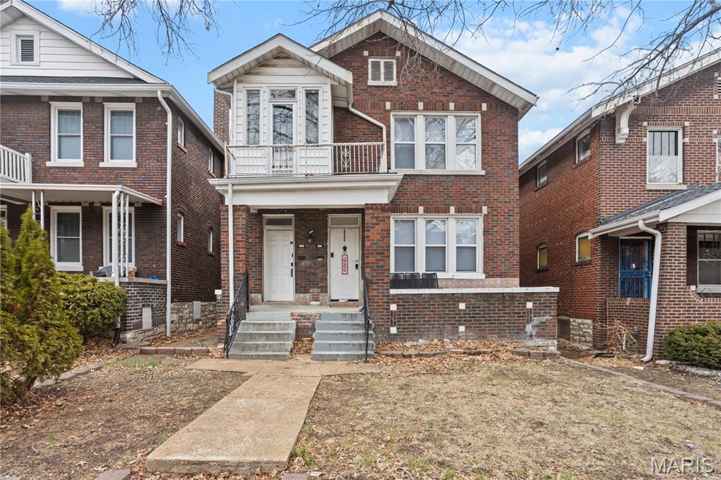 Here's your second chance to invest! Occupancy done!! Walkable South City duplex offering strong investment or owner-occupant potential. Unit A is vacant, furnished, and available for showings-while Unit B is tenant occupied, providing immediate rental income. Classic brick exterior with separate private entrances and solid curb appeal. Each unit features abundant natural light and comfortable living and dining spaces. Conveniently located near shopping, dining, parks, and major highways. Ideal opportunity for investors or buyers seeking to occupy one unit while generating rental income from the other. Welcome to your next investment opportunity in St. Louis!