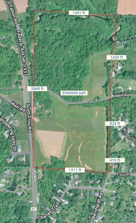 not in subdivision - Land