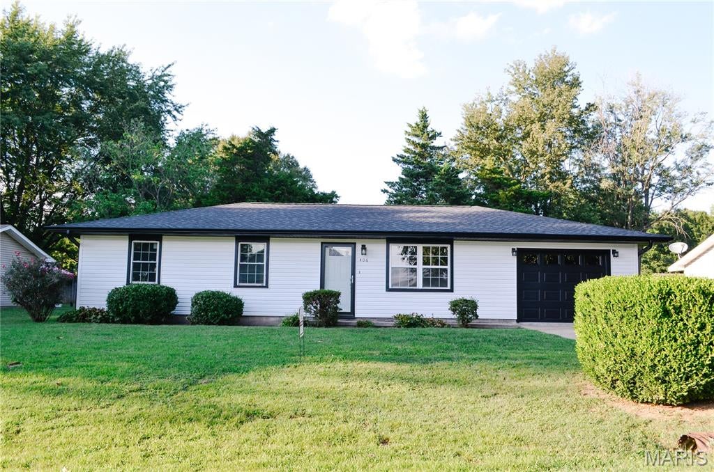 Welcome to 406 Bell lane in Oran Missouri! This charming property has been updated from top to bottom. Featuring 3 bedrooms, 1 bathroom, offering piece of mind with numerous recent improvements including a new AC system, updated plumbing and electrical, fresh dry wall, beautiful appliances, new siding, guttering, and a new roof. This move-in-ready property combines modern updates with comfortable living and style for a low maintenance home in a great location.