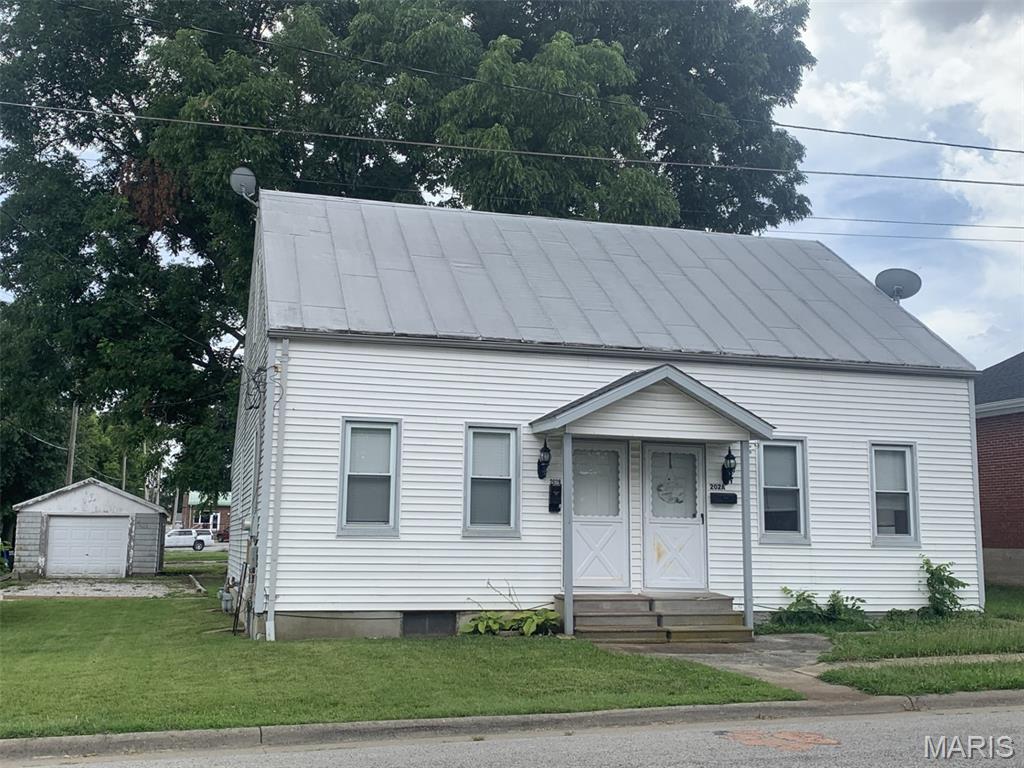 Investment opportunity!!  This 1 1/2 story duplex is conveniently located in downtown Waterloo. Each unit consist of 2BR/1BA. Unit B was recently remodeled w/luxury vinyl flooring, carpet, interior freshly painted, light fixtures, bathroom vanity/toilet and light fixtures. Water heater in Unit "B" is approx. 6 months. Double hung vinyl windows.  Basement only on Unit B side. Unit "A" main floor laundry. Unit "B" laundry in bsmt. 1 detached garage. Property is being sold "as is."  Seller to make no repairs based on inspections.