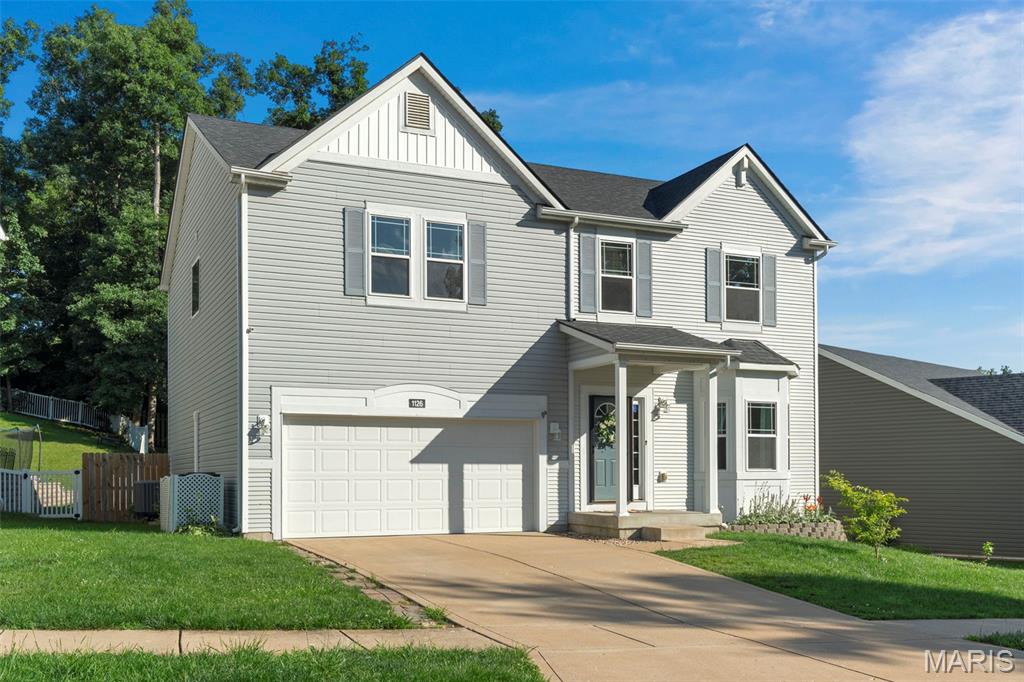OPEN HOUSE on 6/7/26 CANCELLED, SELLER ACCEPTED A CONTRACT! Need more space but trying to stay within the budget? This true 4-bedroom, 2.5-bath two-story home offers over 2,000+ square feet, flexible living spaces, and a unique opportunity to build equity while enjoying access to community amenities everyone can enjoy! 

The main level features an open-concept design where the great room and living room both flow into the kitchen area, creating connected living spaces that fit today's lifestyle. The kitchen offers an abundance of cabinetry and countertop space, a center island, pantry, and an efficient layout that keeps everything within reach whether you're preparing meals or hosting guests. Sliding glass doors lead to a generously sized patio overlooking the fenced backyard, providing plenty of room to relax, grill, entertain, or enjoy time outdoors.

Upstairs, the spacious primary suite includes a large walk-in closet and private en-suite. Three additional bedrooms, a bonus space (rooms with the desks in photos) a second full bathroom, and a conveniently located 2nd floor laundry room complete the upper level. The bonus room provides incredible flexibility and could serve as a home office, playroom, guest space, workout room, or even a potential fifth bedroom.
Over the years many of the major updates that  have been done include roof in 2023, newer front windows, a new central A/C and A-coil (2019), a high-efficiency HVAC system, and a commercial-grade water heater (2020). The seller installed a mini-split in the garage so it is now temperature controlled.

Looking for even more space? The walkout lower level is already framed and well on its way to becoming finished living space. With materials and flooring already on site and included with the sale, the next owner can complete the project and enjoy the added equity. The layout offers excellent potential for a large family room, recreation area, or even a future legal fifth bedroom, significantly increasing the home's usable square footage and value.

This home offers over 2,000+ square feet of living space, a versatile floorplan, and neighborhood amenities rarely found at this price point. While the next owner may choose to take on a few cosmetic updates or personal touches over time, the home provides a solid foundation with plenty of space to make it their own, giving buyers the opportunity to maximize both value and potential without exceeding their budget. The seller has already completed and passed the City of Herculaneum occupancy inspection, providing added confidence for the next owner.   Residents enjoy access to community amenities including a pool, playground, and basketball courts, all while being located just one mile from the interstate for an easy commute. Open house has been cancelled!