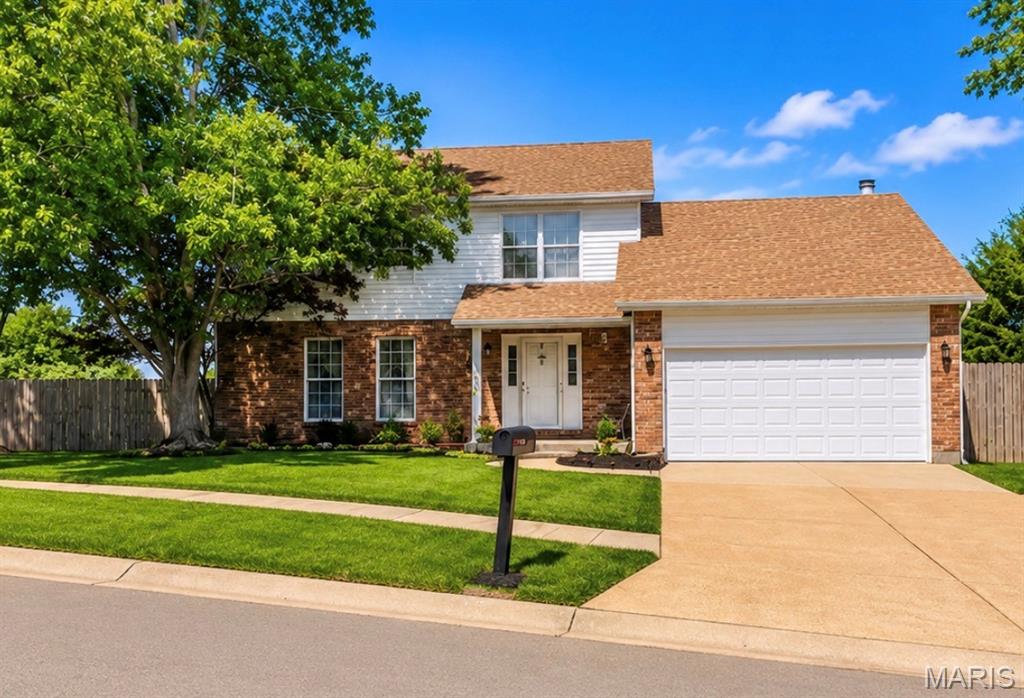 Original owners have lovingly maintained this spacious two-story home featuring a finished lower level located on a desirable corner lot with a large, level fenced backyard. Recent updates include a new roof, new siding, new garage door, fresh interior paint, and brand-new carpet upstairs. Major mechanical updates include a furnace and air conditioner only 1 year old and a water heater approximately 2–3 years old. The home also offers a cozy fireplace, and all appliances stay, including the refrigerator.  Finished Basement includes a rough-in for a future bathroom in the basement and can easily include an additional bedroom. 
Showings expected to begin June 12. Additional photos coming soon!