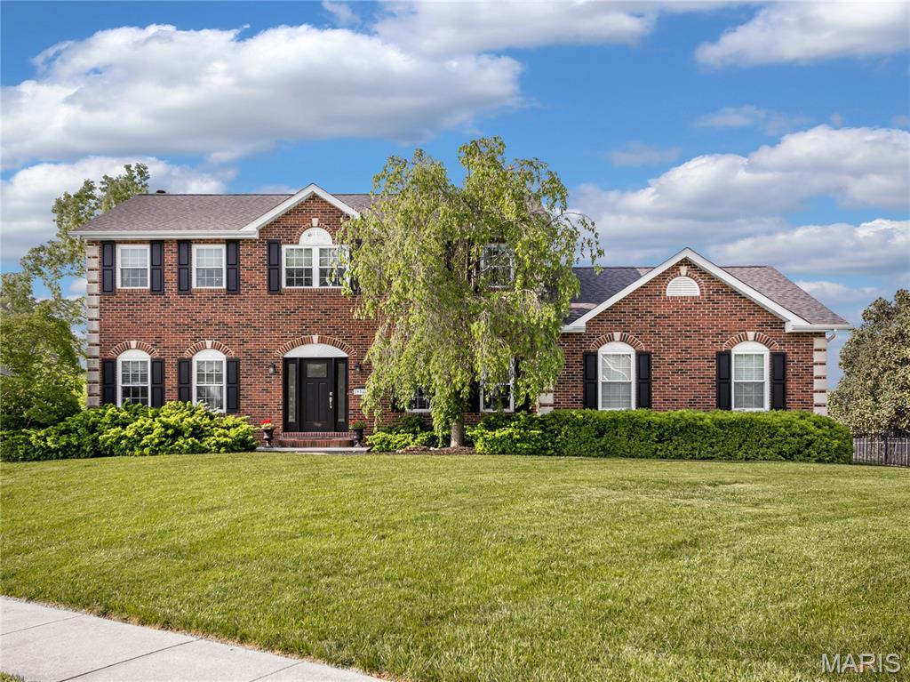 Located in Thornbury Hill Subdivision and desirable O'Fallon School District! This spacious 2-story home on corner lot offers 4 bedrooms and 3 baths and is close to Moye Elementary School (K-5), Carriel Junior High School (6-8), and O'Fallon Township High School (9-12) and located less than15 minutes to Scott Air Force Base.
Welcoming entry foyer opens to formal living room with glass doors, a formal dining room tastefully decorated and a cozy family room with gas fireplace and bay window. Kitchen is large with so much counter space, stainless appliances, a pantry and large breakfast room that features door to freshly painted deck. The backyard is fenced and along with deck features a brick patio with pergola and firepit. Main floor laundry room is roomy (washer/dryer stay) and boasts cabinets and sink with laundry shoot from second floor! Convenient guest bathroom also located on main floor.
Upstairs you will find 4 nicely sized bedrooms including a spacious Primary Suite  with vaulted ceiling, walk in closet and ensuite bath with jetted tub, separate shower and dual bowl vanity. The other three bedrooms share a hall bath with larger vanity and features a skylight. Anderson Windows.  Roof was newly installed in 2026. Hot Water Heater 2024. HVAC 2018. New Front door 2019 and Garage door and opener 2021. Passed City of O’Fallon Occupancy!
Full basement is unfinished and ready to finish as you wish or use for storage. There is a sump pump and rough in for bathroom. Two car side load garage  - shelving will stay.