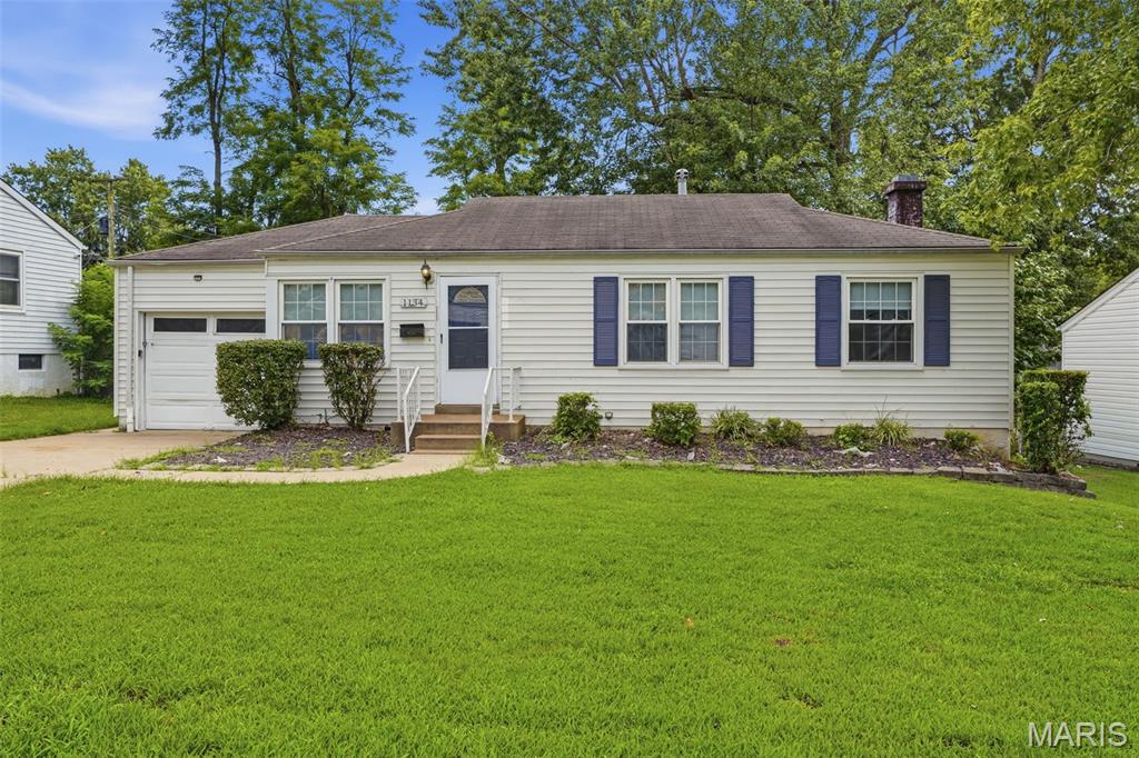Don't miss this opportunity to own a charming 1-story home featuring 3 bedrooms, a full basement, and a 1-car attached garage. The functional floor plan offers comfortable living spaces with endless potential to make it your own. The full basement provides excellent space for storage, a workshop, or future expansion. Whether you're looking for your next home or investment opportunity, this property is full of possibilities. Property is being sold as is. Schedule your showing today! One or more photos have been virtually staged.