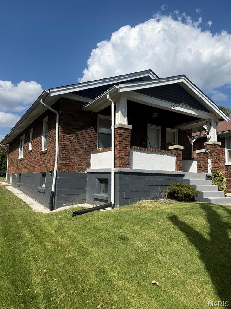 Agent owned. Great location across new development 2 bedrooms with extra room, full basement, front porch and sunroom off the kitchen. Hardwood floors and insulated windows. Pets are negotiable.