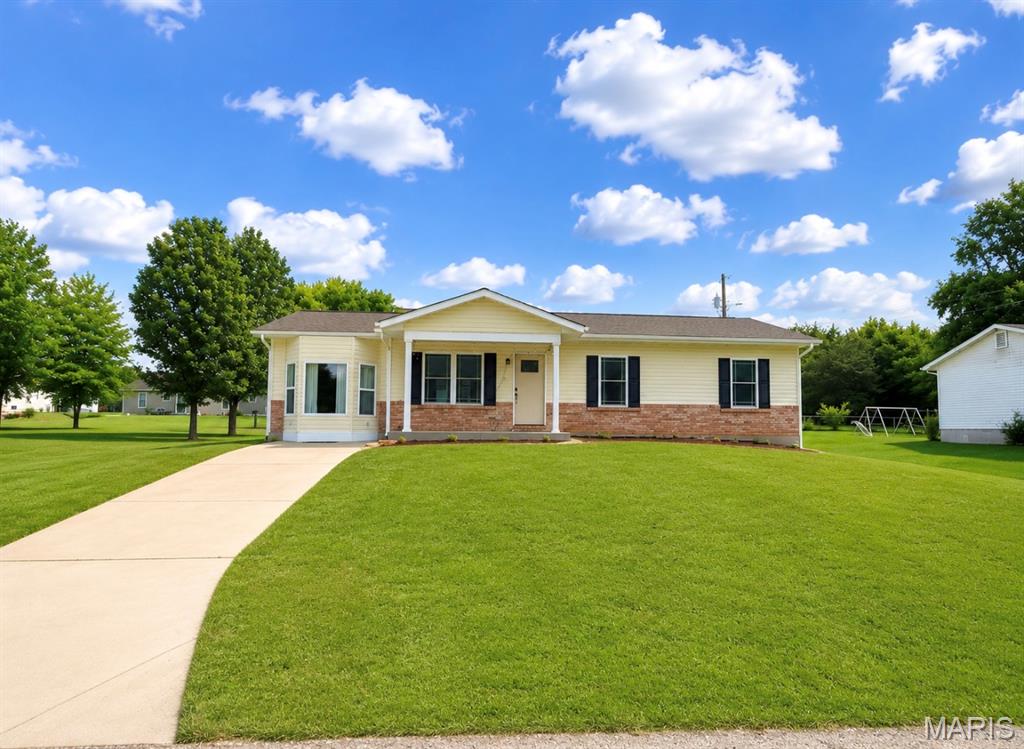 Welcome home to this charming 3-bedroom, 1-bathroom single-story ranch that’s move-in ready and packed with potential! Whether you’re a first-time homebuyer or looking to downsize, this inviting home offers a comfortable layout with plenty of flexible living space. Step inside to a cozy living room that’s perfect for relaxing after a long day, while the galley-style kitchen provides an efficient design complete with all appliances, including the stove, refrigerator, dishwasher, washer, and dryer, making your move even easier. One of the standout features is the spacious bonus family room, offering endless possibilities. Use it as a second living area, home office, playroom, or easily convert it into a fourth bedroom to fit your needs. Outside, you’ll appreciate the covered front porch, perfect for enjoying your morning coffee, as well as the generous backyard featuring a nice-sized deck that’s ideal for entertaining family and friends, grilling, or simply unwinding outdoors. The spacious yard provides plenty of room for pets, gardening, or recreation. Need additional space? The full unfinished basement offers abundant storage and includes existing plumbing connections for the future addition of a second bathroom, giving you an excellent opportunity to expand the home’s living space and value over time. Additional features include convenient street parking and a functional layout that makes everyday living easy. With its move-in-ready condition, flexible floor plan, and room to grow, this home is an outstanding opportunity for first-time buyers or anyone looking for affordable homeownership with future potential. Don’t miss your chance to make this wonderful property your own—schedule your private showing today!
