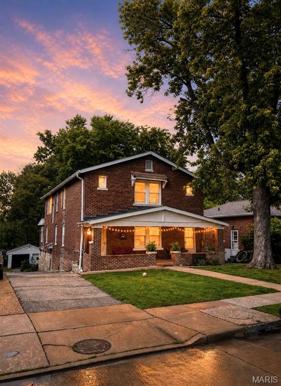 Here's your chance to own an outstanding, and established cash flowing duplex in Richmond Heights! This all brick 2 Family residence will stand the test of time and be a great investment for years to come. Located across from MRH Elementary, close proximity to Clayton, and easy access to Hwy 40 and 44! The main level apartment offers a spacious living room, updated kitchen, bathroom, and a 3rd bedroom. Upstairs apartment also has great square footage and offers large living room leading to dining room surrounded by windows, 2 bedrooms, updated vanity, tiled kitchen with stainless steel appliances and a covered deck off the kitchen. Both units boast hard wood floors, have in unit laundry, and updates throughout! Perfect low maintenance property to start your real estate investing, to add to your portfolio, or house hack!