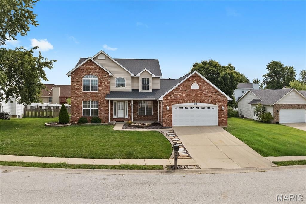 Welcome Home!!! This home is everything you have been waiting on to hit the market. Walk in to the elegant ceramic tile flooring in the foyer, as you enter into the living room you will encounter an high cathedral ceiling and windows, perfect for natural lighting and a open concept. The dining room features a tray ceiling adding even more of a spacious feel. The eat in kitchen is large enough for any growing family. The second floor overlooks the living room, allowing you the opportunity to enjoy the open feel and natural light from the second level. The unfinished basement has already been framed, allowing you the opportunity to create your dream space, also the rough in makes it convenient for a lower level bathroom install. Don't wait! Grab your favorite agent for a private showing today!