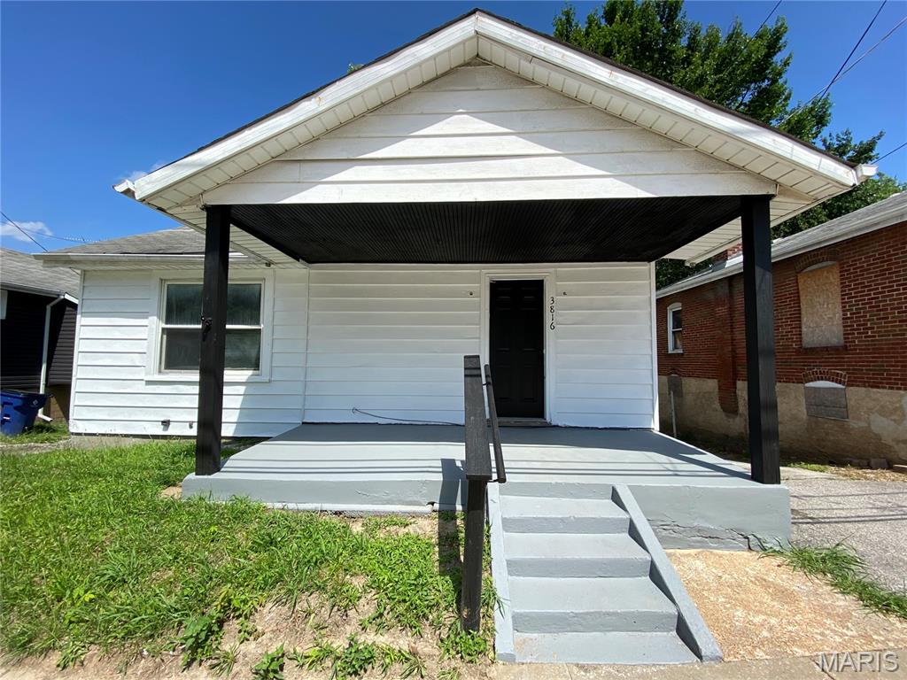 Coming Soon – Fully Renovated 3 Bedroom Home with Modern Updates

This property is currently under construction and undergoing a complete transformation. Upon completion, this beautifully renovated home will offer 3 bedrooms and 1 full bathroom with modern finishes throughout.

Features will include:
3 bedrooms, including a spacious primary bedroom on the upper level
2 additional bedrooms in the recently finished lower level
1 fully renovated bathroom with new fixtures and finishes
Brand-new kitchen featuring new cabinetry and updated finishes
Durable luxury vinyl plank flooring throughout the home
New energy-efficient windows throughout the home
Walkout lower level with direct exterior entry/exit door
Upper level access to a large deck through double patio doors
Fresh, modern design with updated interior finishes throughout
Large open gated backyard that will be a great space for relaxing/entertaining. 

Additional Income Potential: 
Upon completion the finished lower level includes two private finished rooms with a separate walkout entrance, offering excellent flexibility for a variety of uses. These spaces may provide an opportunity for additional rental income, Ideal for savvy investors seeking multiple income-producing possibilities. This will be an excellent opportunity to purchase a renovated home featuring contemporary updates, low-maintenance finishes, and be move-in-ready!

Property Highlights;
This centrally located property is conveniently located on public transit line and within walking distance of the new development project University Crossing, the University of Missouri–St. Louis North Campus, the MetroLink, and a nearby business park with major employers including Amazon, Pepsi, Schnuck’s distribution center and Express Script's. This property offers an excellent opportunity in growing area with strong development and continued appreciation.

Property is currently under construction. ??