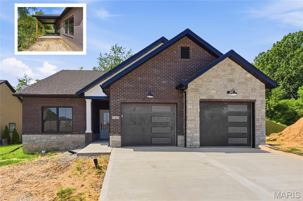 Welcome home to this beautifully designed new construction villa offering the perfect blend of comfort, style, and low-maintenance living. Featuring 2 spacious bedrooms and 2 full bathrooms, this thoughtfully crafted home is ideal for those looking to downsize without sacrificing quality or for buyers seeking a home that can comfortably grow with their lifestyle.

The split bedroom, open-concept floor plan creates an inviting atmosphere, highlighted by soaring vaulted ceilings that enhance the spaciousness of the living room and kitchen. The well-appointed kitchen flows seamlessly into the main living area, making it perfect for everyday living and entertaining alike.

Retreat to the private primary suite, complete with a luxurious oversized tiled walk-in shower designed to provide a spa-like experience. A generously sized secondary bedroom and full bath offer comfortable accommodations for family members or overnight guests.

Enjoy your morning coffee or unwind at the end of the day on the screened-in porch, providing a peaceful outdoor living space protected from the elements. An oversized garage offers ample room for vehicles, storage, hobbies, or outdoor equipment.

With quality craftsmanship, modern finishes, and a functional layout, this new construction villa offers the perfect combination of convenience, comfort, and contemporary living.
