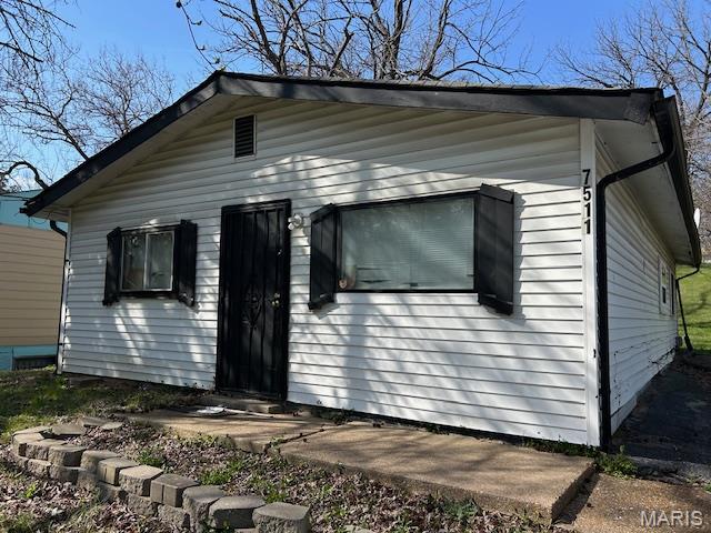 7511 BLANDING DR, SAINT LOUIS, MO 63135TO BE SOLD AS-IS. Seller will not participate in any inspections.  This is a 3 bedroom 1 bath with central air, forced air furnace, washer dryer hook-ups.  This is a slab home with no basement.  It has been a rental for years.  Seller has never occupied the property.  No sellers disclosure.  Ferguson Florissant Schools.  Bermuda Elementary is walking distance.  Contact listing agent today!