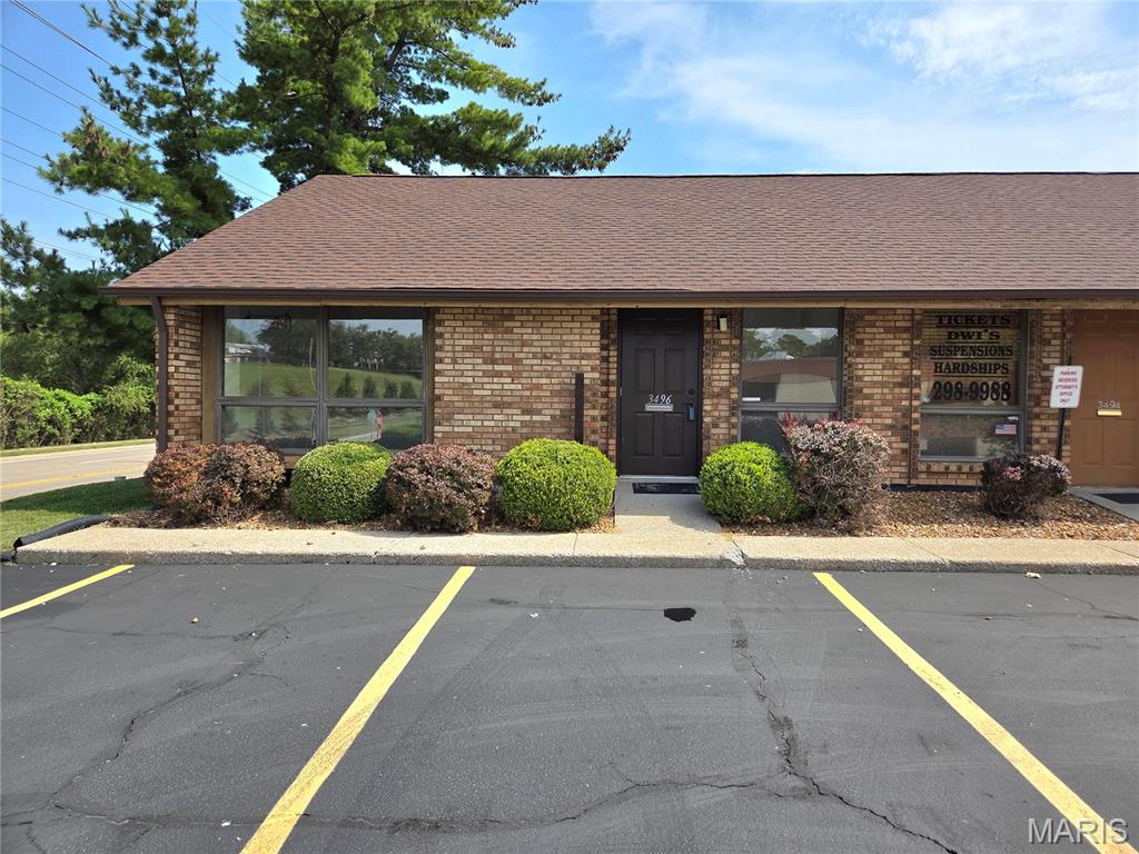 Fantastic opportunity in a prime Bridgeton location! This beautifully renovated commercial property is move-in ready and offers a versatile layout ideal for a variety of professional or office uses. Features include two private rooms, a full bath, newer A/C, instant tankless water heater, luxury vinyl plank flooring, freshly painted interior, updated finishes, and a bright, welcoming atmosphere. Conveniently located with easy access to I-70, I-270 and Hwy 370, and just minutes from St. Louis Lambert International Airport, restaurants, hotels, medical facilities and established businesses. Ideal for professional offices, insurance, accounting, consulting, beauty/wellness, medical-related services or other business uses. Great opportunity for an owner-user or investor. Schedule your showing today!