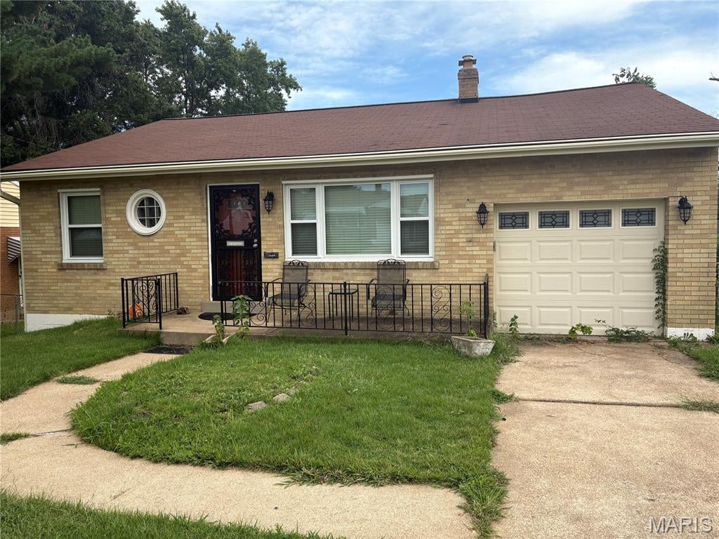 Tons of potential, this 2 bdrm brick ranch has newer roof, hvac stytem, some updated windows, updated bathroom, 3 season room, main floor washer and dryer hook up.