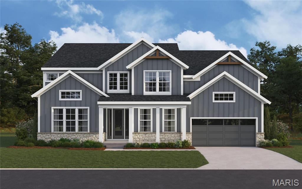 Jaw-dropping new Paxton floorplan by Fischer Homes in beautiful Streets of Caledonia featuring a welcoming covered front porch. Once inside you'll find a private study with french doors and a formal dining room. The stunning kitchen has built-in stainless steel appliances, upgraded maple cabinetry with 42 inch uppers and soft close hinges, quartz counters, a large walk-in pantry, expanded breakfast room that walks-out to the deck and all open to the soaring 2 story family room with gas fireplace with stone surround. Included rec room in the step down level. The primary suite is on its own level and includes an en suite with 2 separate vanities, large walk-in shower and a HUGE walk-in closet. The top floor has the 3 remaining bedrooms each with a walk-in closet. An extra large laundry room and loft area finishes the upper level. Full walk-out basement with a finished full bath and an expanded 2 bay garage.