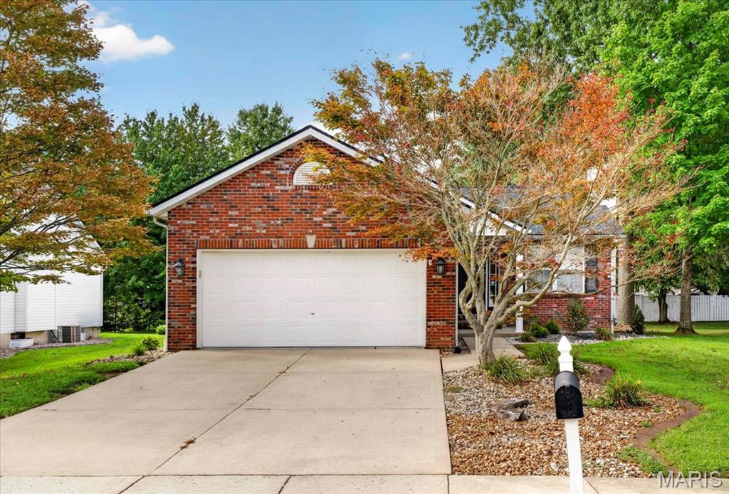 This CHARMING 3 bed, 2.5 bath ranch home is located in popular Montclaire Subdivision! New shingles-9/3/2024. The main level and basement rooms have been freshly painted and all carpet (including basement) was professionally cleaned 8/19/2026. Enter the home into the living room complete with gas fireplace and vaulted ceiling. Plantation shutters enhance the living room and kitchen dining areas. Kitchen floor installed August 2026. Dishwasher replaced 2025. Newer updates include stainless steel kitchen appliances-2021, HVAC-2019 and water heater-2013. From the kitchen one could step outside onto the composite deck for relaxation, morning coffee and BBQ’s. The lower level has much to offer. There is a large family room (25 x 13), library area (7 x 10) and office/playroom (12 x 17) with sliding barn doors and a half bath. Laundry is in unfinished area of the basement where wood storage shelves are included. The garage has convenient drop down workbench to tuck up when you don’t have a project! The garage was recently painted including the floor. Radon system appears to be working fine but seller doesn’t warranty the system.  Buyers should check all aspects of listing for accuracy.