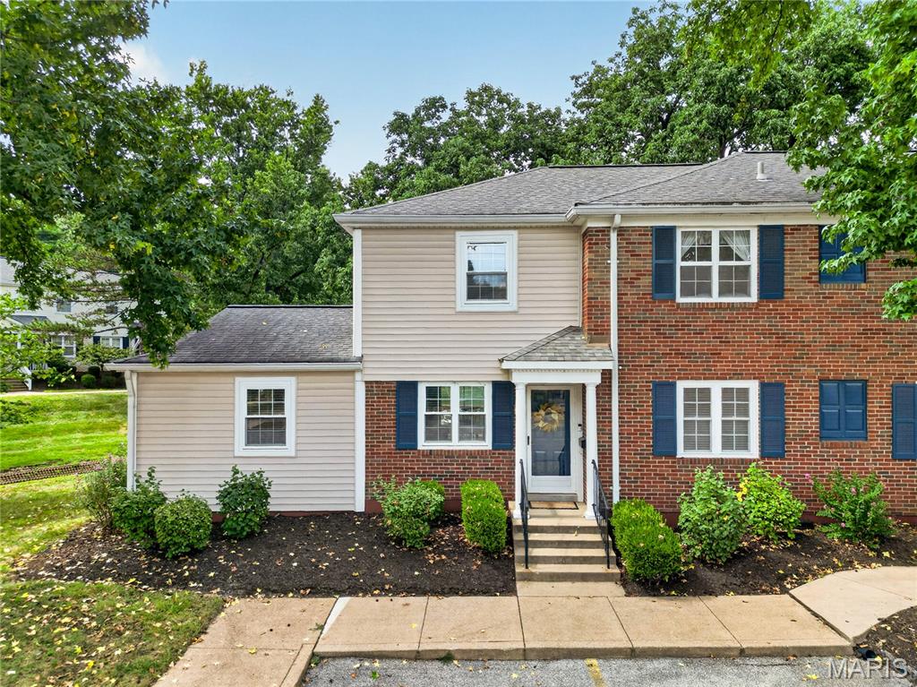 Welcome to this beautifully renovated 2-bedroom, 2-FULL bath, two story end-unit condo in Brentwood Forest! One bedroom & one bathroom on the main level with another bedroom & double vanity bathroom on the upper level! Fresh, modern, and truly move in ready, this home has been thoughtfully updated throughout. The completely renovated kitchen features stylish white cabinetry, solid-surface countertops, beautiful gold color hardware and faucet, an updated look that flows seamlessly into the living space. New luxury vinyl plank flooring runs throughout the unit, complemented by fresh paint and new baseboards for a clean, cohesive finish.

Both full bathrooms have been beautifully renovated, including a convenient main-level bath and a private full bath adjoining the spacious upstairs primary bedroom. The desirable end-unit location provides added privacy (only one shared wall!) while ground-level entry makes everyday living easy and convenient. The tranquil, private backyard is also a rarity in a complex that typically has back to back residences.  

Brentwood Forest is known for its incredible amenities and unbeatable location. Enjoy two community pools, tennis courts, picturesque lakes all within the neighborhood. Just minutes from restaurants, coffee shops, grocery stores, shopping, and entertainment, with convenient access to I-64/40, I-44, and I-70.

Updated from top to bottom and surrounded by everything Brentwood Forest has to offer, this one is ready for its next owner to simply move in and enjoy!