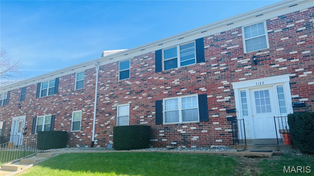 A Gorgeous ground level condo faces a Large common ground meadow Frequently home to a community of Deer! The condo has been recently remodeled and is move-in ready! A 55+ Community-You are guaranteed to love this affordable & stylish condo.  Updated bathroom with acrylic shower surround, vanity and Fixtures. The kitchen was remodeled to create a spacious Kitchen/ Dining Room combo. Vinyl plank flooring throughout. Washer/Dryer included (as is) Easy care-free living and more affordable than most rent. Bridgeton offers many amenities including one of the most well equip community centers in the St Louis area. Featuring indoor and outdoor pools and a senior transportation program. This central location makes it easy to get around town. Just minutes from HWY 270, 364 & 70! Take a tour, seeing is believing! Carports across the street for a low monthly fee when available.