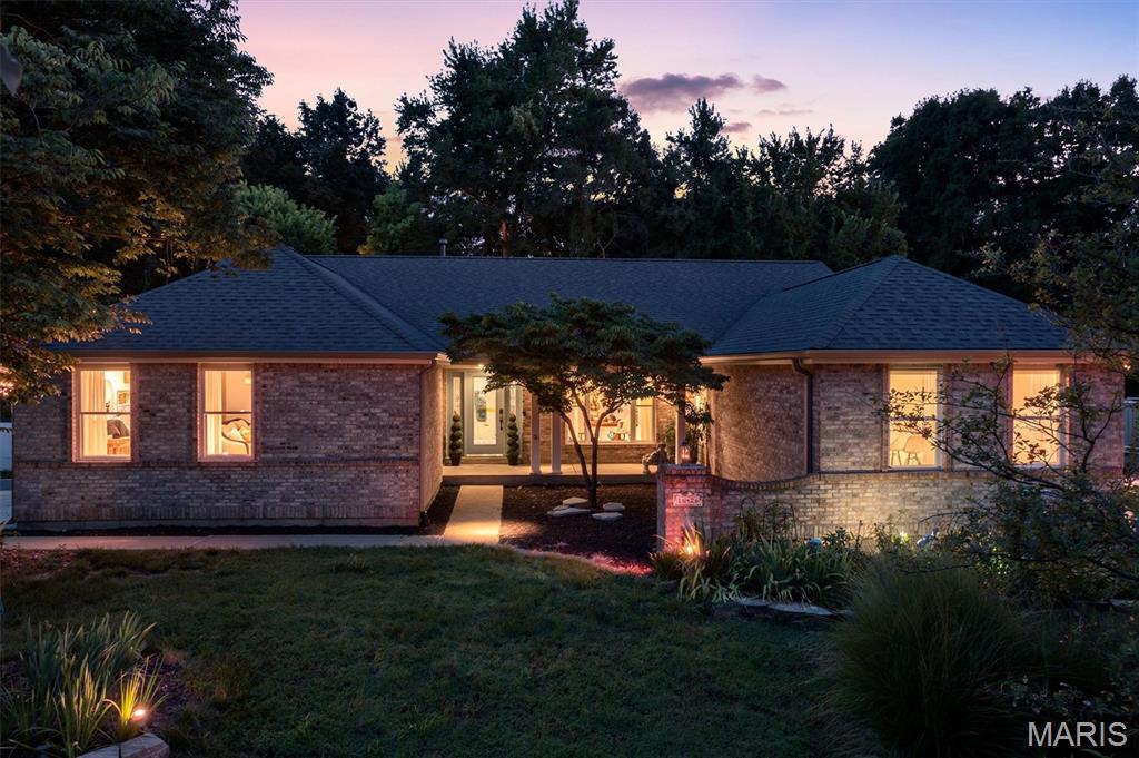 Welcome home to this beautifully renovated ranch tucked away on a quiet cul-de-sac in the heart of Wildwood! From the moment you step inside, you’ll be greeted by soaring vaulted ceilings, abundant natural light, and a thoughtfully designed open floor plan that’s perfect for both everyday living and entertaining. The stunning, fully updated kitchen features custom cabinetry, quartz countertops, designer backsplash, stainless steel appliances, and a large center island overlooking the living space. The spacious main-floor primary suite offers a beautifully remodeled en-suite bath, while the convenience of main-floor laundry makes one-level living effortless. With 4 bedrooms and 3 full bathrooms, there’s room for everyone. The expansive finished lower level provides endless possibilities with an oversized recreation area, additional sleeping area, full bath, and plenty of storage. Step outside to enjoy the private, fenced backyard with an expanded patio—ideal for relaxing or entertaining. Major updates have already been completed, including roof, gutters, HVAC, windows, flooring, kitchen, bathrooms, electrical panel, water heater, driveway, fencing, and more. Simply move in and enjoy—every inch has already been done for you!