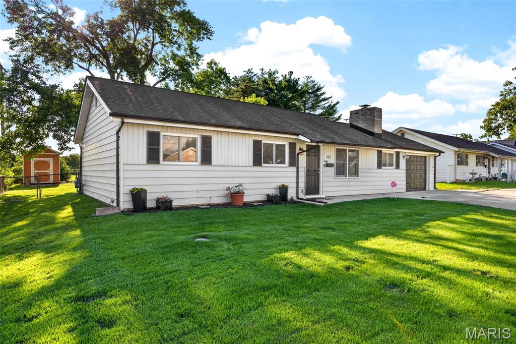 Don't miss your chance to own this charming home in a fantastic location—it won't last long! Featuring 3 bedrooms, 2 bathrooms, over 1,100 square feet of living space, and an attached garage, this property offers both comfort and convenience with great curb appeal.

Relax year-round in the spacious four-seasons room or enjoy evenings on the patio overlooking an open field, providing added privacy and peaceful views instead of backyard neighbors. Tucked away in a low-traffic area, this home offers a quiet setting while still being just minutes from shopping, dining, schools, and everyday amenities.

Recent updates include fresh paint, a new concrete driveway and patio, and a new roof installed in November 2024. This move-in-ready home is a must-see!