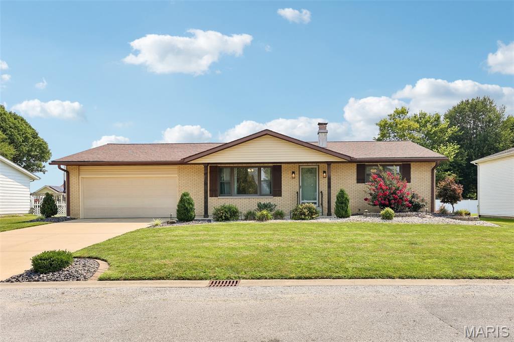 Immaculately maintained and move-in ready, this charming 2-bedroom, 1.5-bath home offers the perfect blend of comfort, functionality, and outdoor living. From the moment you arrive, you'll appreciate the pride of ownership throughout.  Inside, you'll find a thoughtfully designed floor plan with spacious living areas and abundant natural light. The full basement provides exceptional storage and endless possibilities for future finished living space, a home gym, hobby area, or workshop.  Step outside to enjoy the covered patio overlooking a beautifully maintained backyard—an ideal setting for morning coffee, evening relaxation, or entertaining.  If you're looking for a well-cared-for home with great curb appeal, a peaceful outdoor space, and room to grow, this property deserves a spot at the top of your list.
